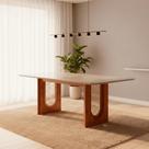 Mesa para Sala de Jantar 210cm Retangular Valentina
