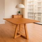 Mesa para Sala de Jantar 90cm Sofisticada com Tampo Laminado Vegas