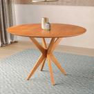 Mesa para Sala de Jantar Base Estrelada 108cm Serena