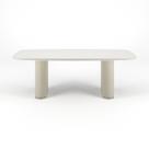 Mesa para Sala de Jantar com Vidro Lintz