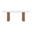 Mesa para Sala de Jantar com Vidro Lintz