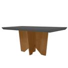 Mesa para Sala de Jantar Evora 180cm Em MDF e Vidro Mesa para Sala de Jantar Evora 180cm Em MDF e Vidro