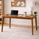Mesa para Sala de Jantar Ficus 210cm Tampo em MDF Madeira/Cinamomo