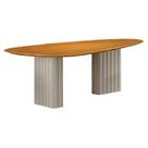 Mesa para Sala de Jantar Isis Orgânica 2,00m Cinamomo Off White - Leifer Mesa para Sala de Jantar Isis Orgânica 2,00m Cinamomo Off White - Leifer