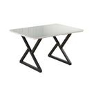 Mesa para Sala de Jantar Retangular 120x90cm Mdf com Vidro Império