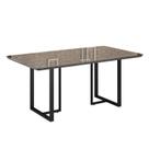 Mesa para Sala de Jantar Retangular 160x90cm Mdf com Vidro Lunna Mesa para Sala de Jantar Retangular 160x90cm Mdf com Vidro Lunna