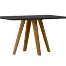 Mesa para Sala de Jantar Tampo com Vidro 135cm 100% MDF Mariah