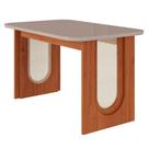 Mesa para Sala de Jantar Valentina 1,30m Cinamomo/Off White Mesa para Sala de Jantar Valentina 1,30m Cinamomo/Off White