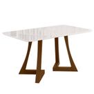 Mesa para Sala de Jantar Vidro 80cm X 90cm Ana