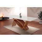 Mesa para Sala de Jantar Zurick 220cm Madeira Maciça