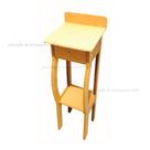 Mesa para Telefone com Pés Torneado 20x20x64 Mdf Madeira