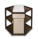 Mesa para trocar fraldas, cesta de texugo, canto com cesto de roupa suja