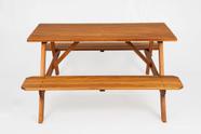 Mesa Picnic 140 x 70 cm Marrom/Stain Jatobá