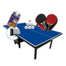 MESA PING PONG 1084 KLOPF + Kit c/ Estojos + Rede Master