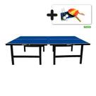 MESA PING PONG ESPECIAL MDF 18mm KLOPF - 1019 + KIT TÊNIS DE MESA 5030