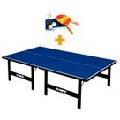 MESA PING PONG ESPECIAL MDP 15mm Olimpic 1013 + KIT TÊNIS DE MESA 5030