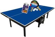 MESA PING PONG MDF 18mm 1084 KLOPF + Kit Raq Bol 5055 + Rede 5034