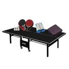 MESA PING PONG MDF 18mm 1084 PRETA KLOPF + 2 Kits c/ Estojo + Rede Retrátil + Capa Fechada