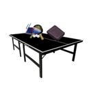 MESA PING PONG PRETA MDP 15mm 1010 KLOPF + KIT Completo 5031 + Capa MESA PING PONG PRETA MDP 15mm 1010 KLOPF + KIT Completo 5031 + Capa
