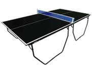 Mesa Ping Pong / Tenis De Mesa Oficial 15mm MDP Klopf 1087 Preta pés de ferro