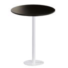 Mesa Pisa Beta Bistrô Fratini 107,50cm (A) Disco Redondo Branco Tampo MDP Redondo Branco 80cm (L)