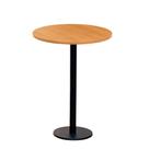 Mesa Pisa Beta Bistrô Fratini 107,50cm (A) Disco Redondo Preto Tampo MDP Redondo Samba 80cm (L)