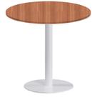 Mesa Pisa Beta Fratini Disco Redondo Branco Tampo MDP