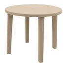Mesa Plástica Desmontável Areia Tramontina Cassino Guarda-Sol Jardim Quiosque
