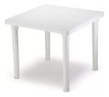 Mesa Plástica Quadrada Demontável Mor