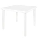 Mesa Plástica Quadrada Desmontável Mor - Branca