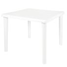 Mesa Plastica Quadrado Desm Branco Mor