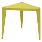 Mesa Plástica Triangular Infantil Amarela 64x59cm Tramontina Sofia Brincar Estudar