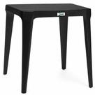 Mesa Plastico Quadrada Juliana Preto - Duo Mesa Plastico Quadrada Juliana Preto - Duo