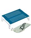 Mesa plegable ultraligera compacta iClimb Mini Solo azul