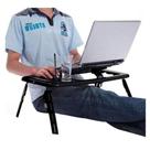 Mesa Portátil Para Notebook Dobrável Com Cooler Tmt Mesa Portátil Para Notebook Dobrável Com Cooler Tmt
