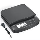 Mesa postal digital em escala superior Amazon Basics 30 kg preta