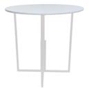 Mesa Prime Branco/Branco Redonda