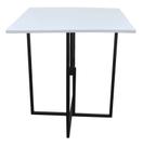 Mesa Prime Preto/Branco Quadrada