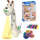 Mesa Projetora Cachorrinho Infantil Desenho Educativa Mágica Pais E Filhos
