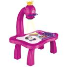 Mesa Projetora de Desenho Princesas Disney 2 em 1 com 24 Imagens