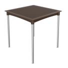 Mesa Quadrada Atto Ratan Chocolate Grifit