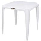 Mesa Quadrada de Plástico Suporta até 30kg Mor