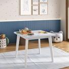 Mesa Quadrada Infantil Madeira de Pinus e Mdf Sofia