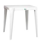 Mesa Quadrada Juliana Branca - Duoplastic Mesa Quadrada Juliana Branca - Duoplastic
