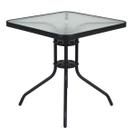 Mesa Quadrada Petrópolis Preta 70X70cm 86307 BelFix