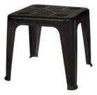 Mesa Quadrada Plástica De Apoio Multiuso C/ Porta Copos Mor