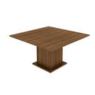 Mesa Quadrada Rustic Tampo de Madeira Madesa 5286