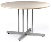 Mesa Redonda 1200mm Ovo/cinza Mdf 15mm