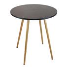 Mesa Redonda 60cm Madeira Cozinha Pés de Madeira Resistente