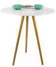 Mesa Redonda 70cm Tripé Eiffel Cozinha Madeira MDF 15 MM Mesa Redonda 70cm Tripé Eiffel Cozinha Madeira MDF 15 MM